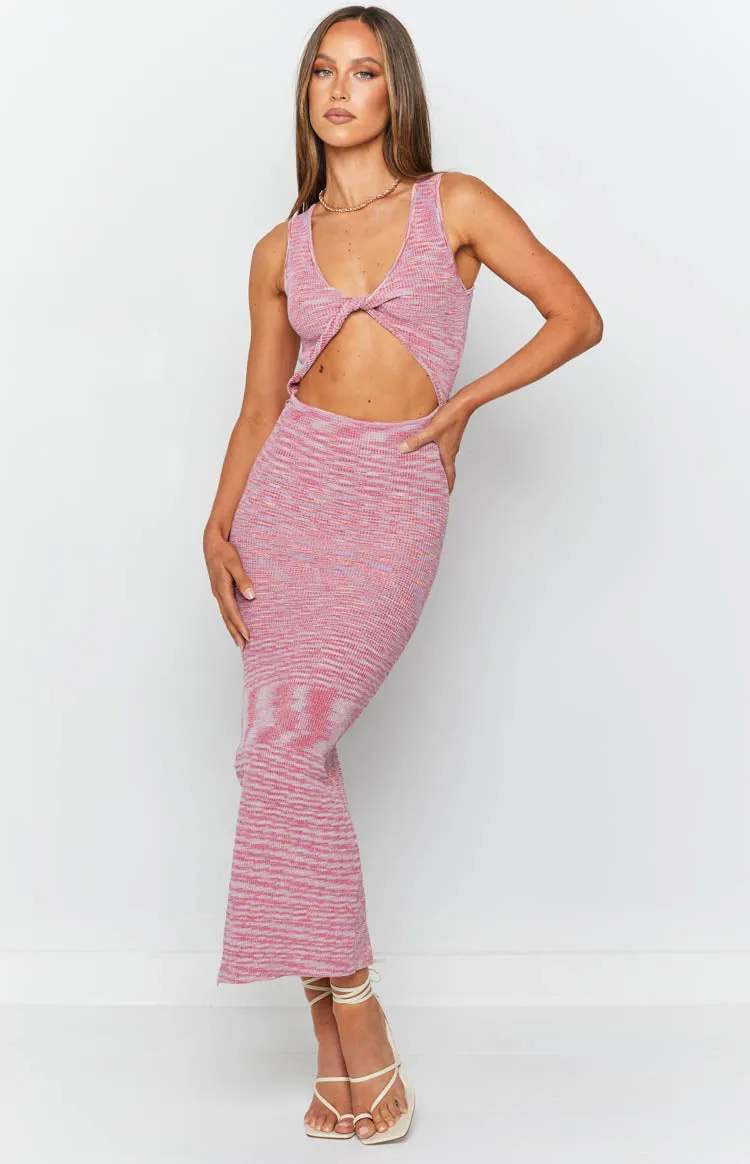 Ravenna Cut Out Maxi Dress Pink sold by Beginning Boutique product image thumbnail 2