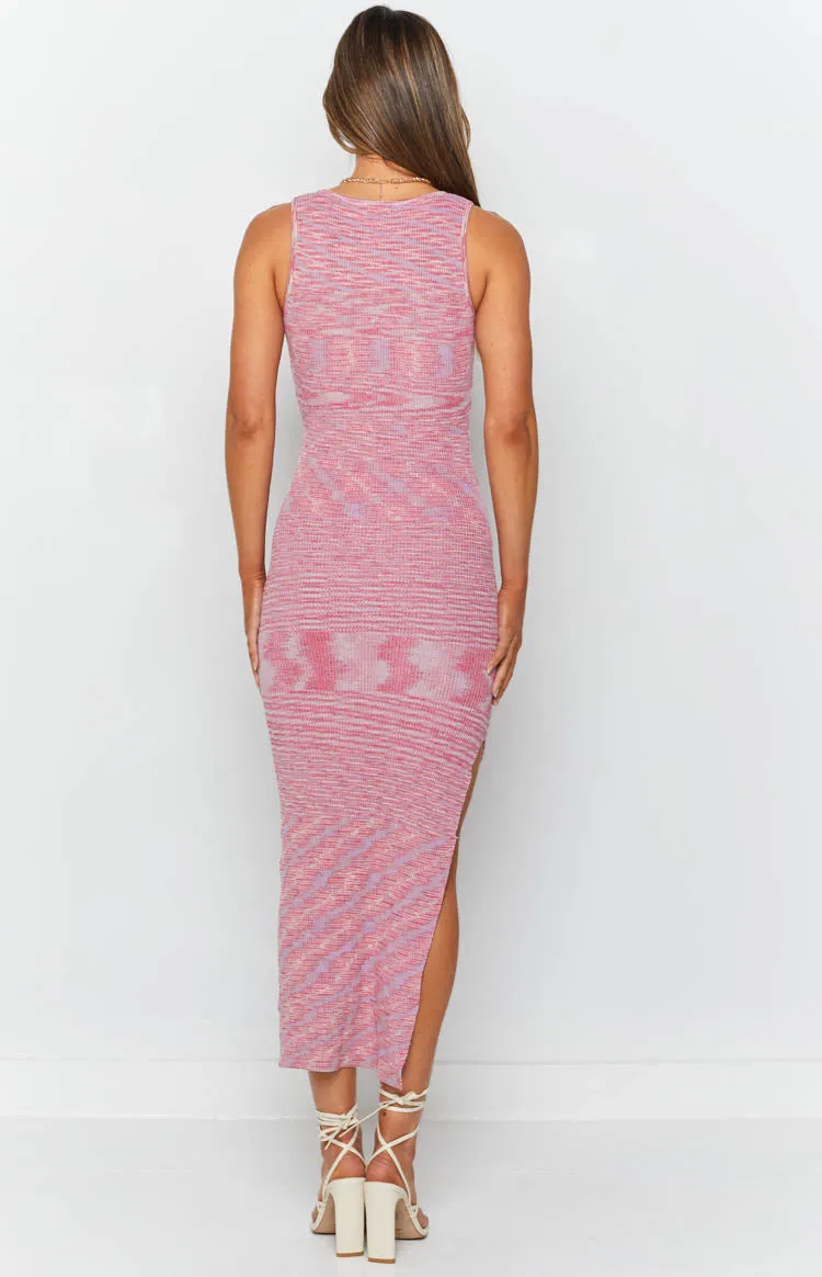 Ravenna Cut Out Maxi Dress Pink sold by Beginning Boutique product image thumbnail 4