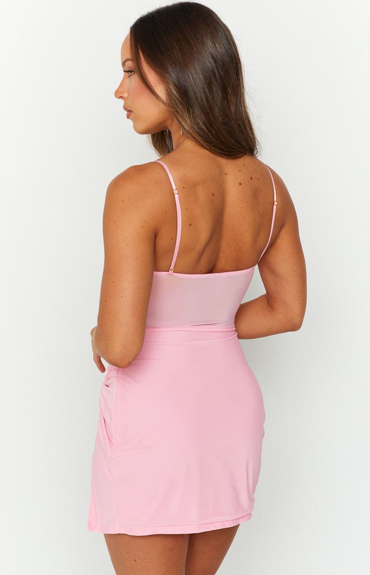 Samia Pink Mini Dress sold by Beginning Boutique product image thumbnail 5