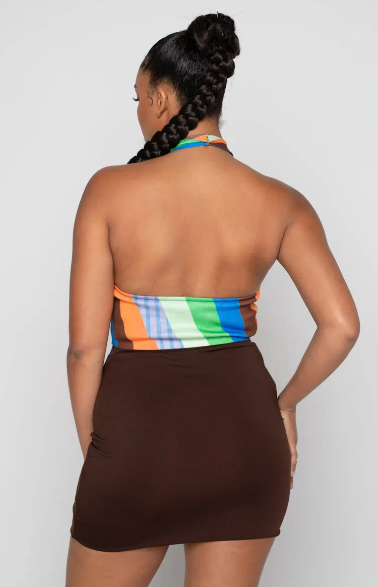 Flirtini Halter Crop Multi sold by Beginning Boutique product image thumbnail 3