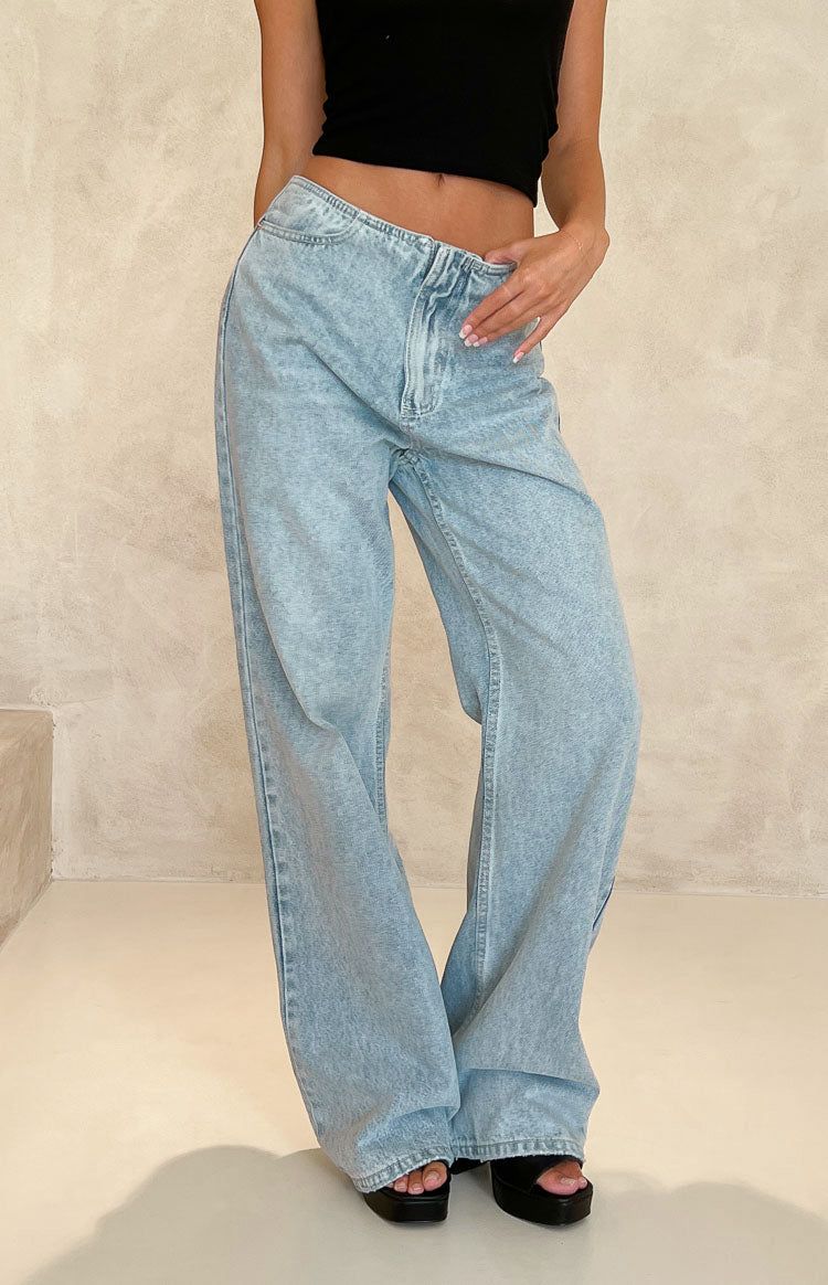 Lioness Practical Magic Blue Denim Jeans sold by Beginning Boutique