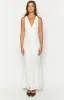 Farida White Lace Maxi Dress sold by Beginning Boutique