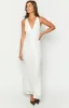 Farida White Lace Maxi Dress sold by Beginning Boutique