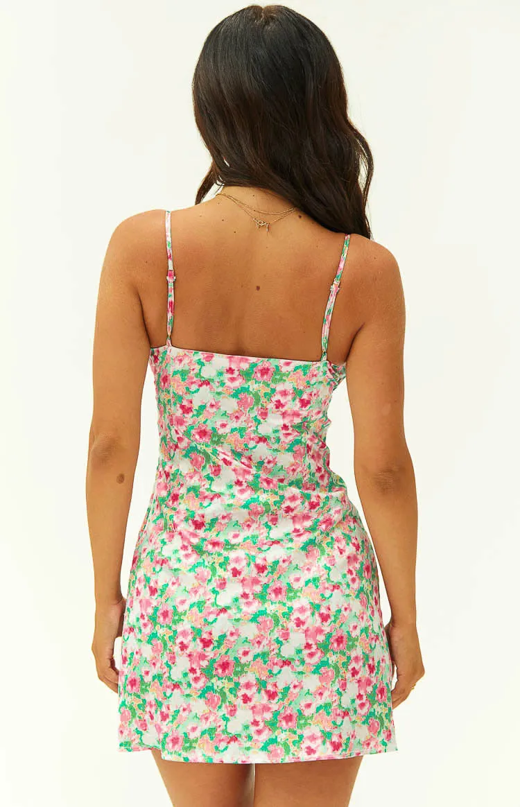 Enslee Floral Mini Dress sold by Beginning Boutique product image thumbnail 5