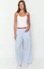 Mahalia Light Blue Stripe Pants sold by Beginning Boutique