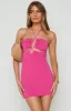 Blake Pink Mini Dress sold by Beginning Boutique