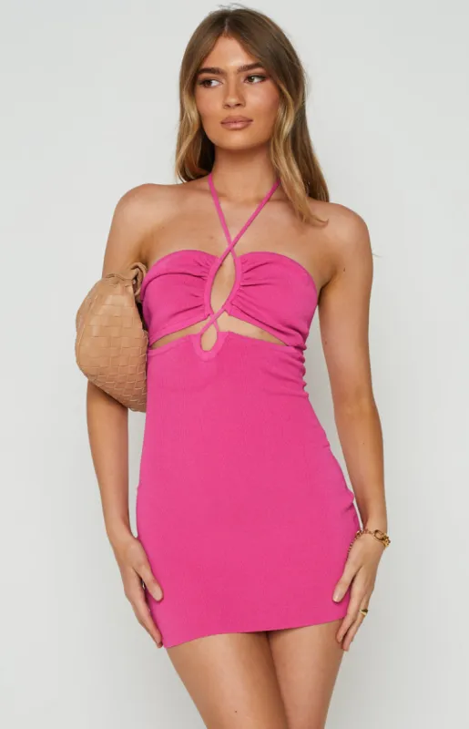 Blake Pink Mini Dress sold by Beginning Boutique