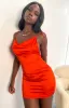 Oceana Red Mini Dress sold by Beginning Boutique