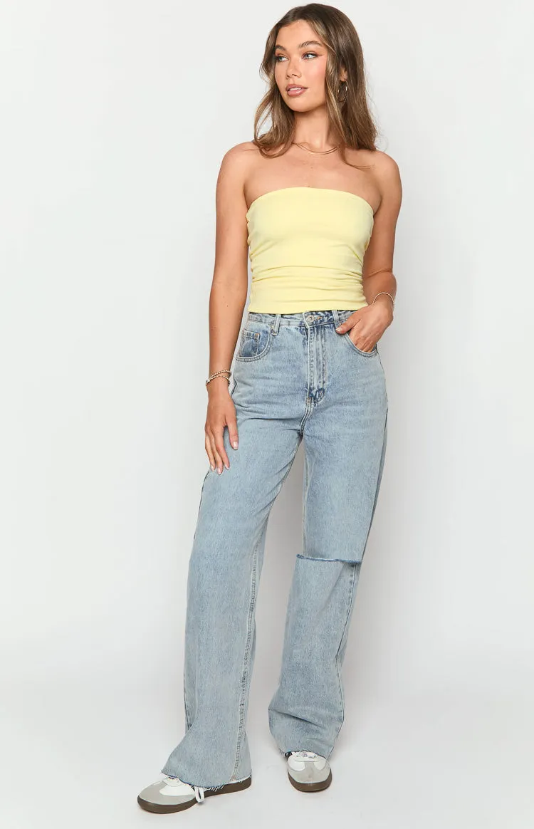 Alex Light Wash Denim Jeans sold by Beginning Boutique product image thumbnail 3