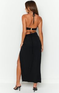 Dixie Black Maxi Skirt sold by Beginning Boutique