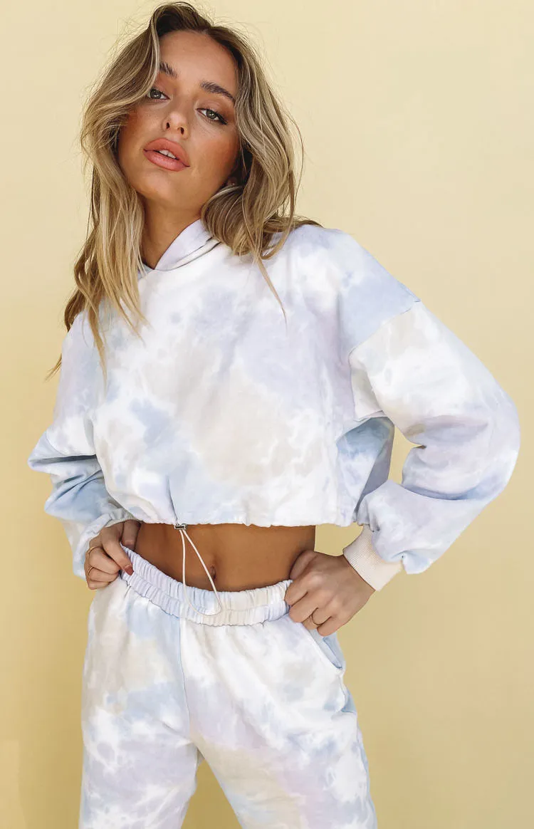 Skyfall Hoodie Purple Tie Dye sold by Beginning Boutique product image thumbnail 3