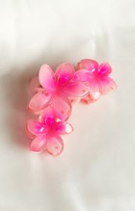 Blossom Bloom Pink Flower Hair Clip sold by Beginning Boutique