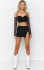 Azure Black Top sold by Beginning Boutique
