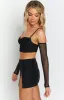 Azure Black Top sold by Beginning Boutique