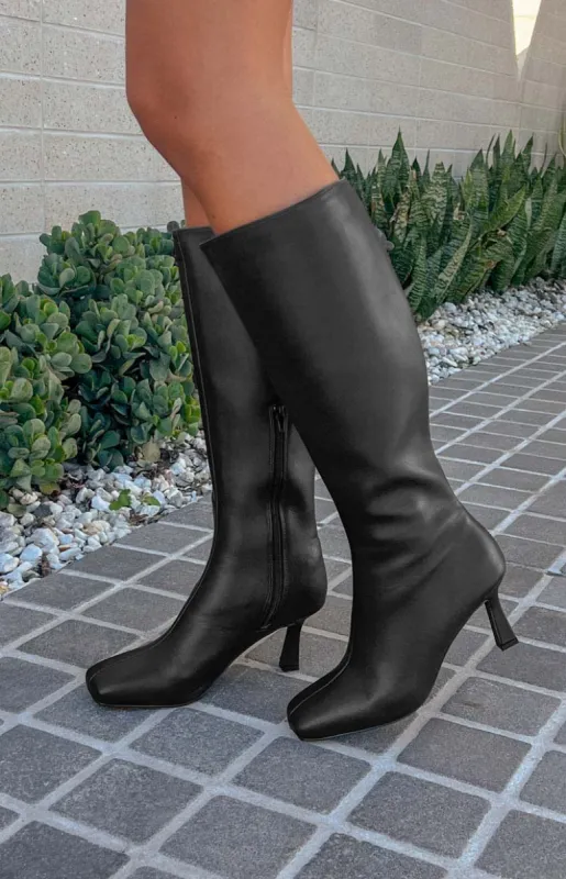 Therapy Candid Black Knee High Boots sold by Beginning Boutique