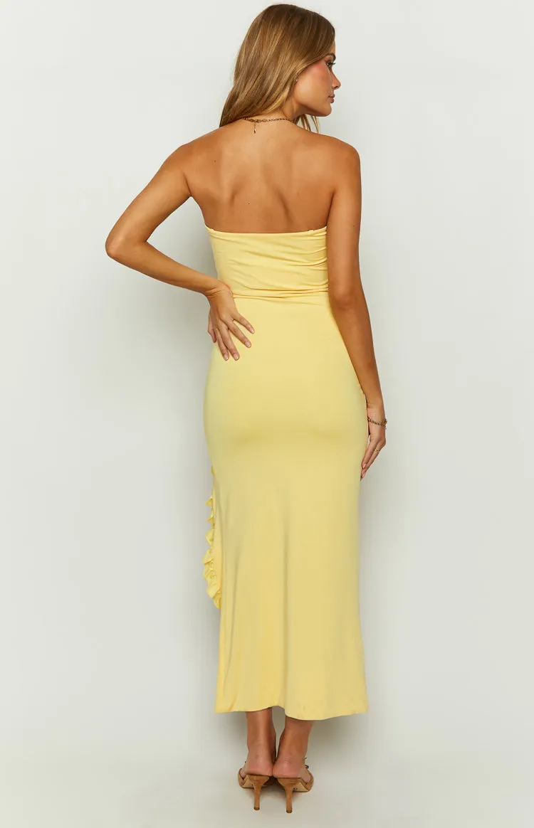 Orlando Yellow Maxi Dress sold by Beginning Boutique product image thumbnail 5