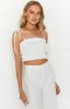 Emerie White Crop Top sold by Beginning Boutique