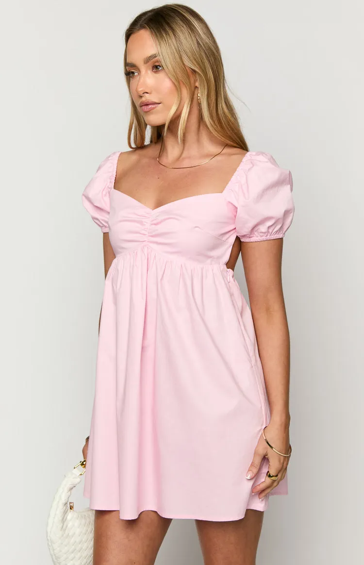 Clara Pink Mini Dress sold by Beginning Boutique product image thumbnail 4