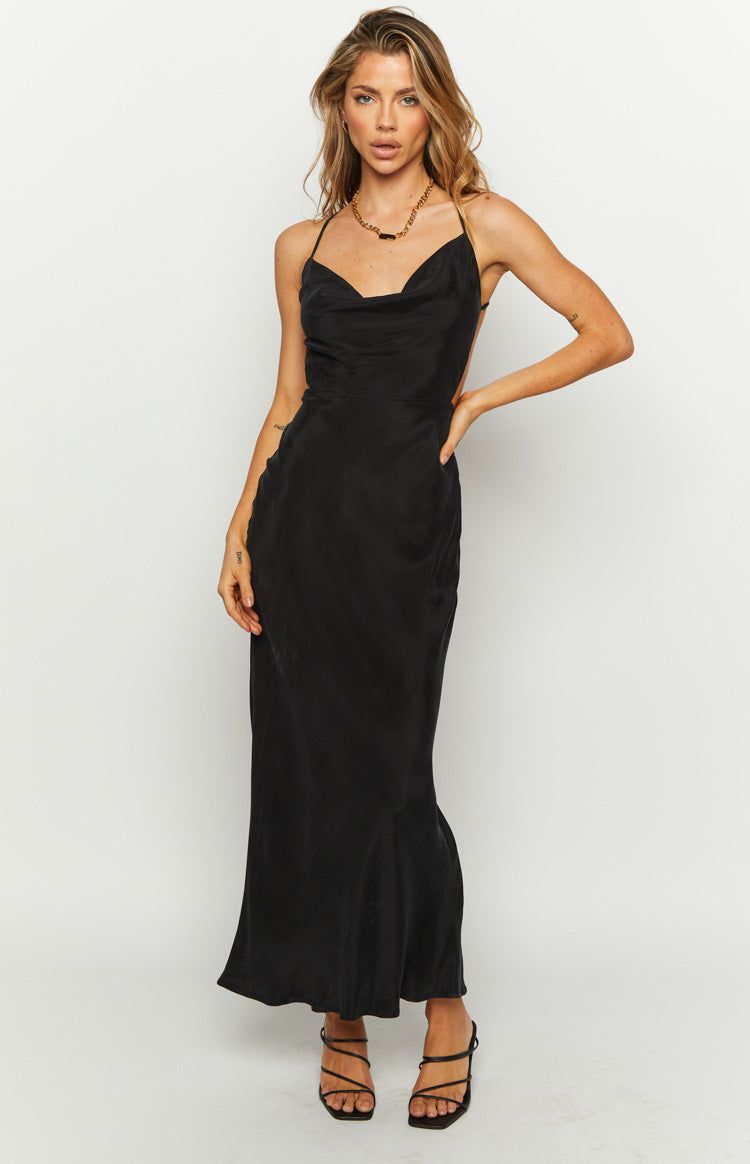 Opal Black Midi Dress sold by Beginning Boutique product image thumbnail 2
