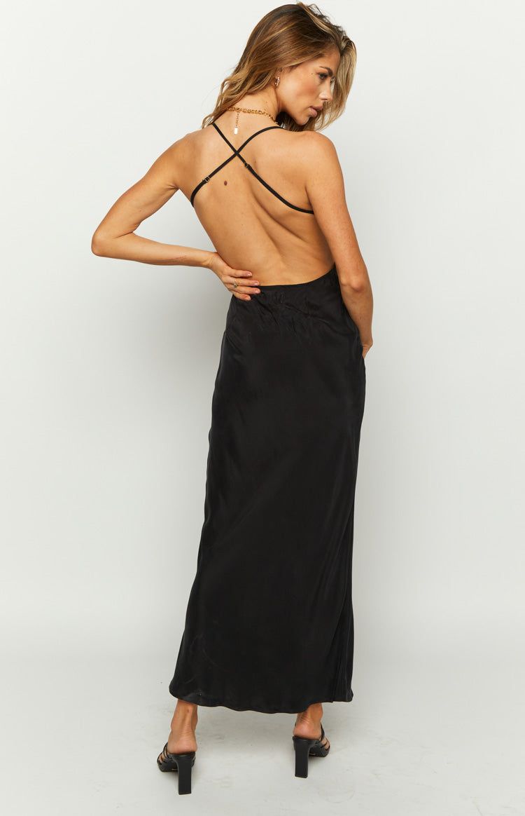 Opal Black Midi Dress sold by Beginning Boutique product image thumbnail 5