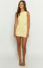 Fortunate Yellow Mini Dress sold by Beginning Boutique