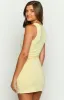 Fortunate Yellow Mini Dress sold by Beginning Boutique