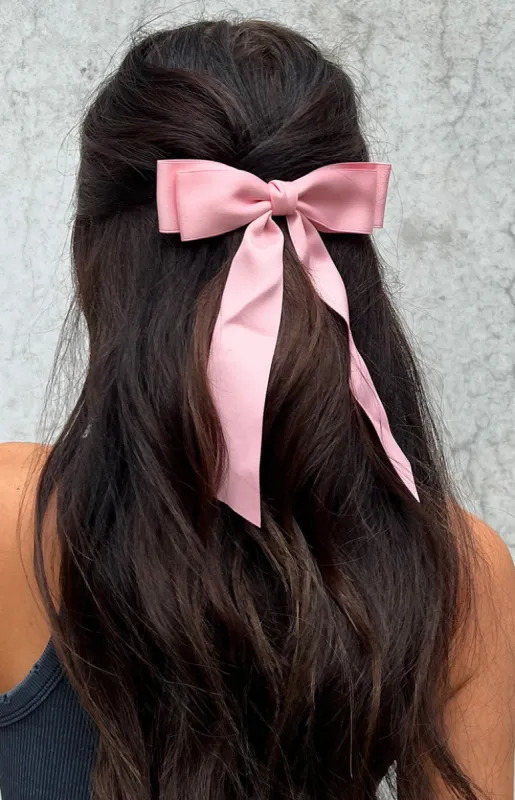 Whimsy Willow Pink Bow Hair Clip sold by Beginning Boutique