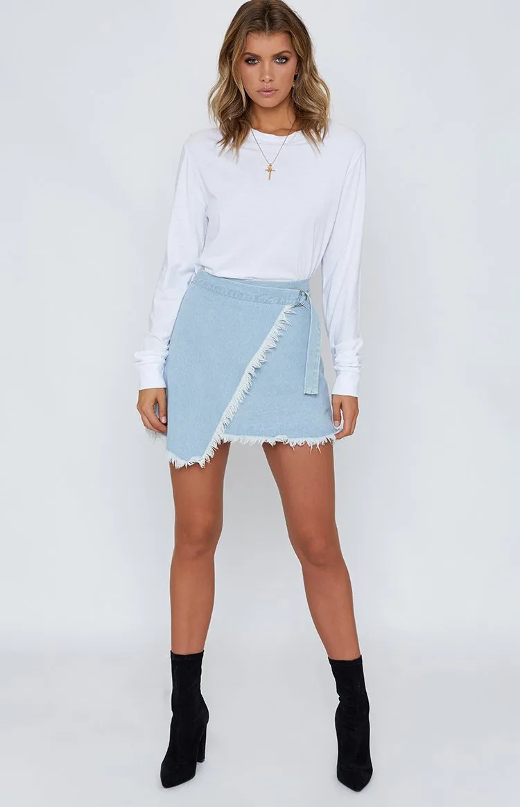 White Long Sleeve Tee White sold by Beginning Boutique product image thumbnail 3