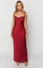 Scarlette Red Maxi Dress sold by Beginning Boutique
