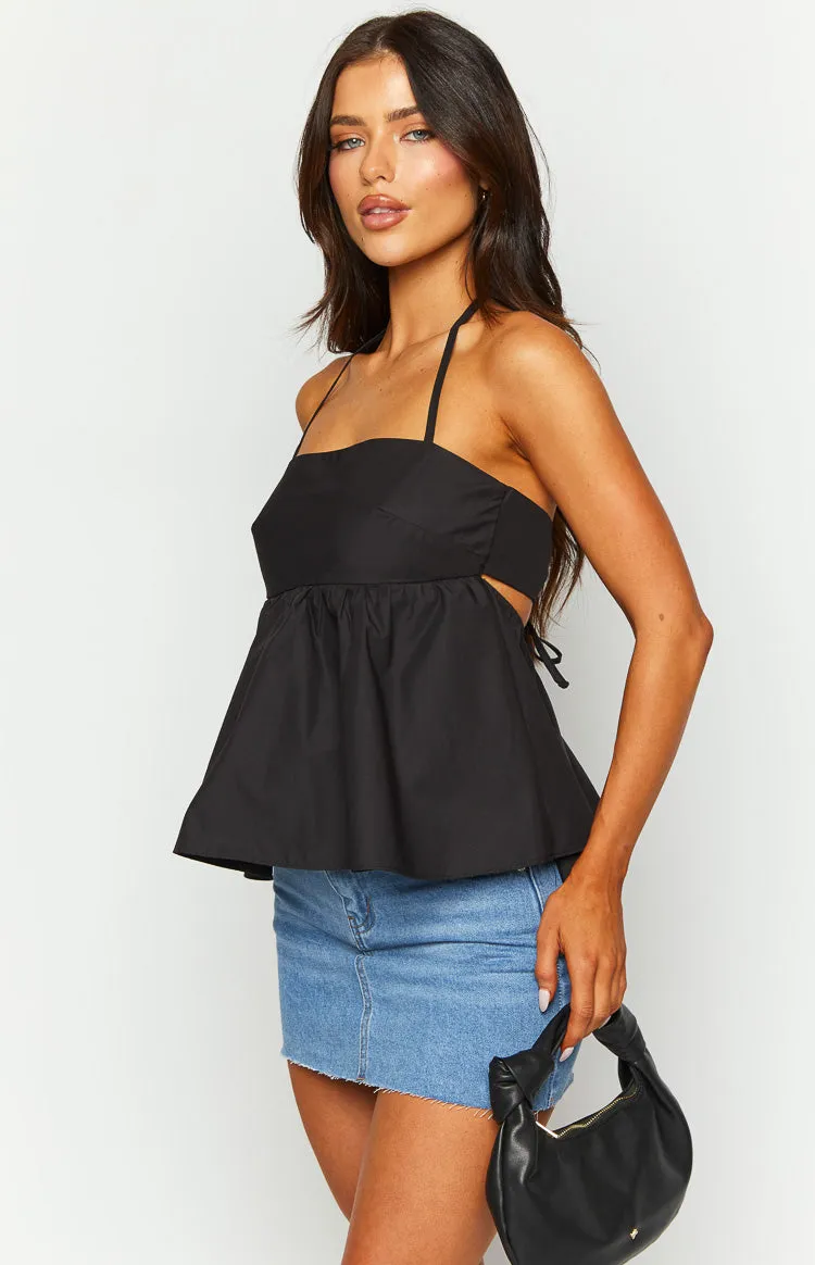 Axl Black Halter Top sold by Beginning Boutique product image thumbnail 4