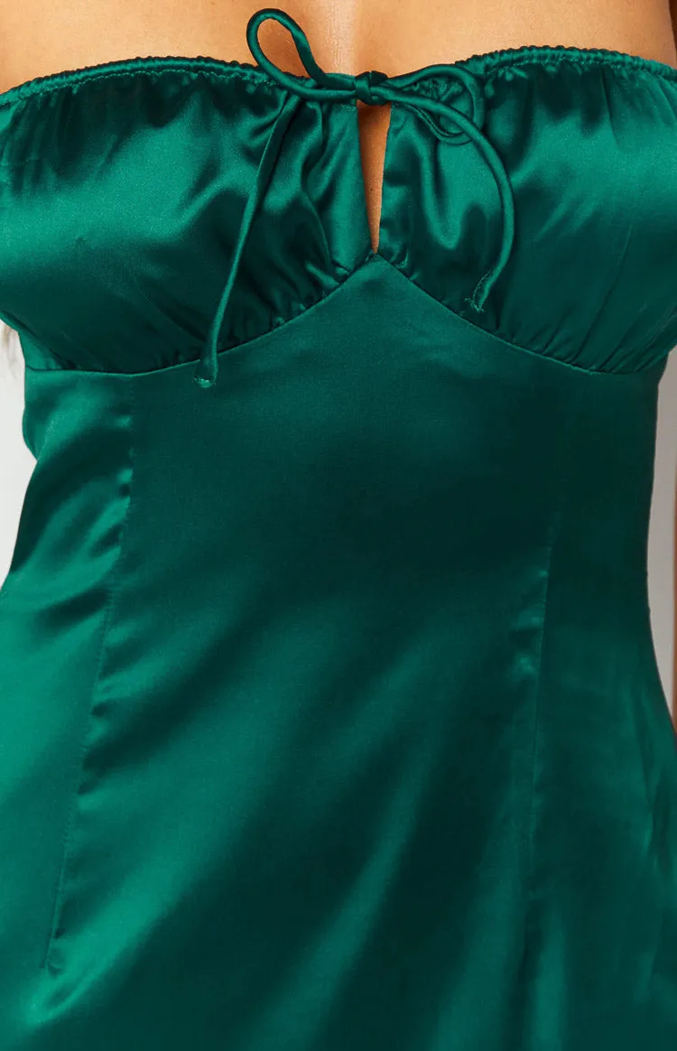 Soph Emerald Maxi Dress sold by Beginning Boutique product image thumbnail 4