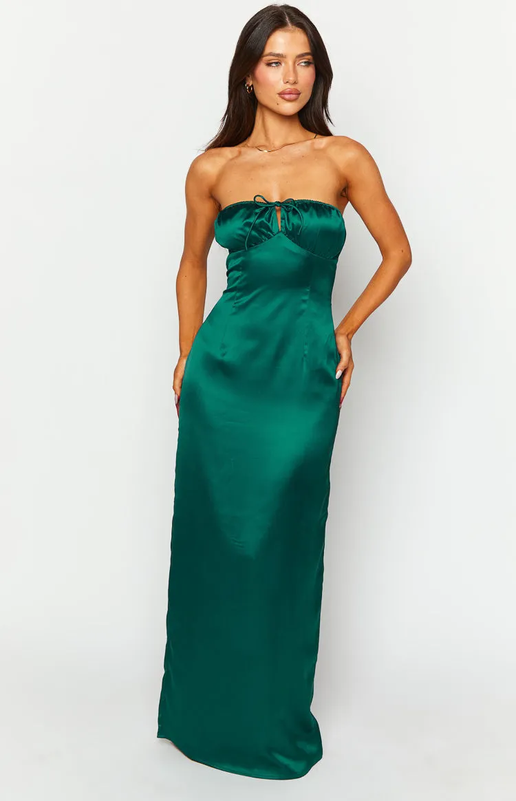 Soph Emerald Maxi Dress sold by Beginning Boutique product image thumbnail 2