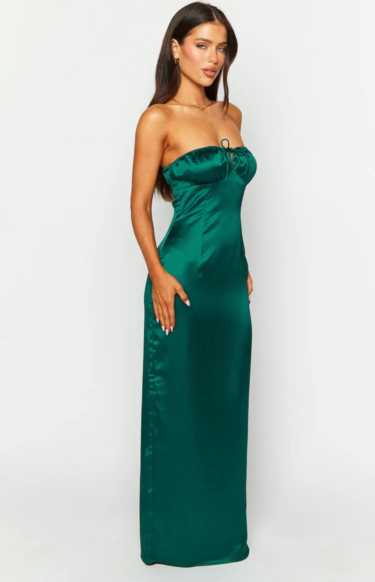 Soph Emerald Maxi Dress sold by Beginning Boutique product image thumbnail 3