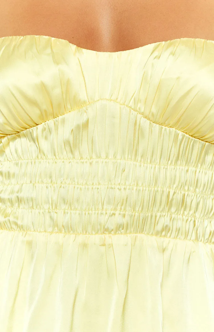 Love Yours Yellow Mini Dress sold by Beginning Boutique product image thumbnail 5