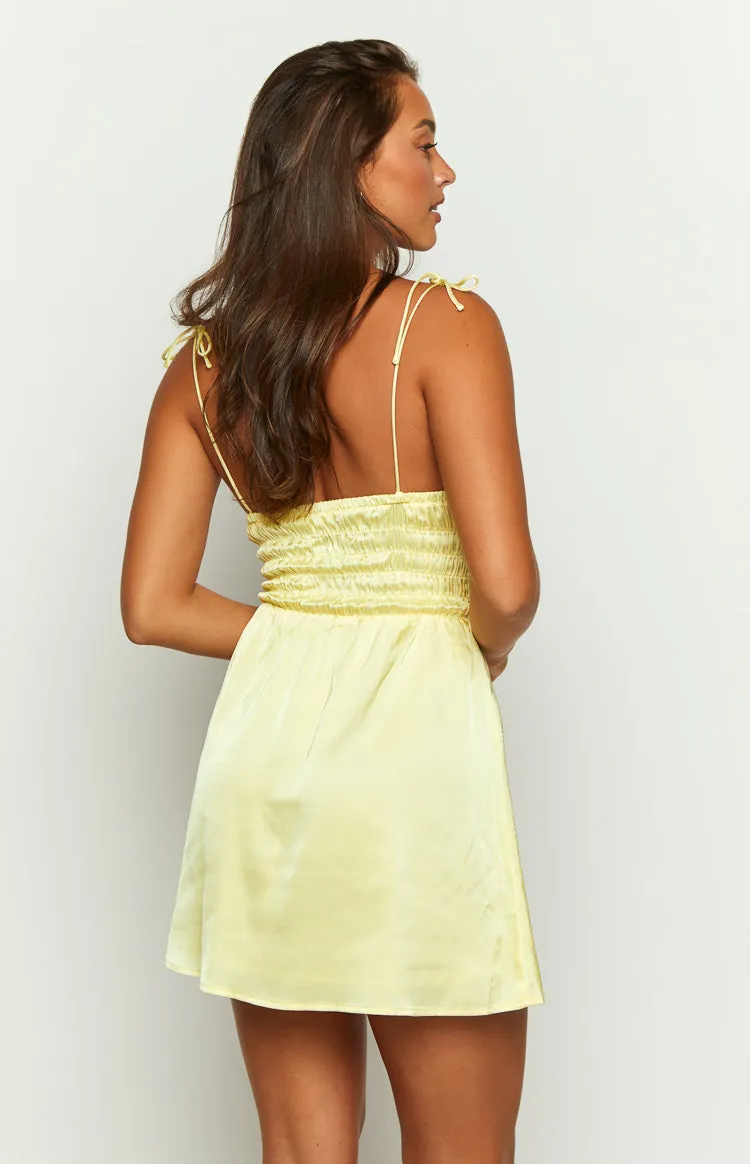 Love Yours Yellow Mini Dress sold by Beginning Boutique product image thumbnail 4