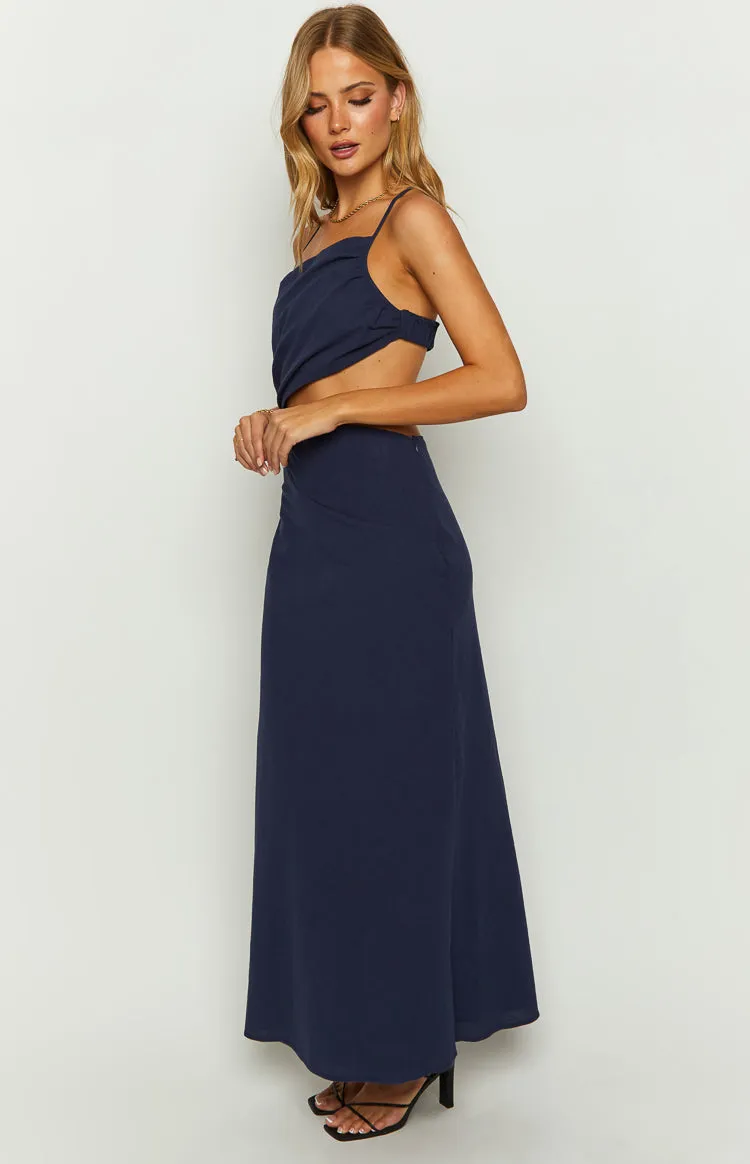 Cindy Blue Maxi Dress sold by Beginning Boutique product image thumbnail 3