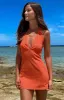 Louisiana Orange Mini Dress sold by Beginning Boutique