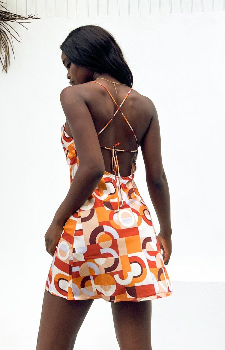Arrosa Orange Mini Dress sold by Beginning Boutique product image thumbnail 7