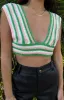 Alma Crochet Crop Top Green sold by Beginning Boutique