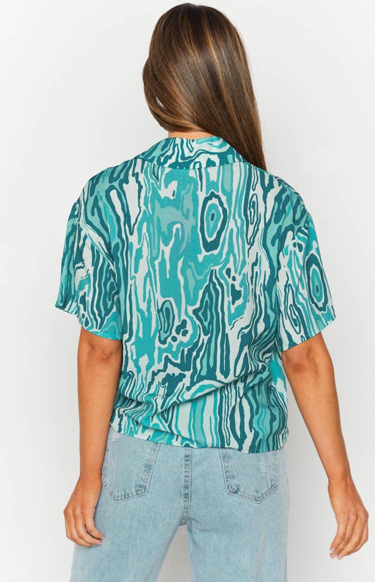 Barbeque Button Shirt Blue sold by Beginning Boutique product image thumbnail 8