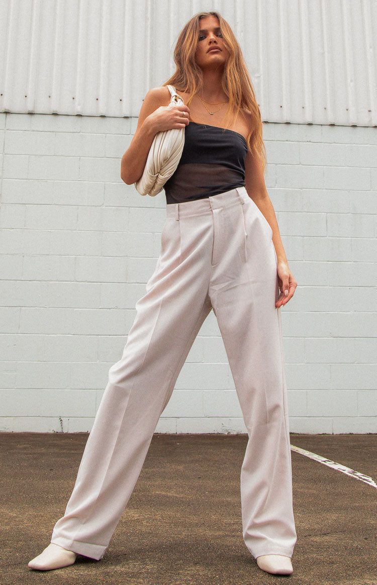 Malcolm Taupe Straight Leg Pants sold by Beginning Boutique product image thumbnail 7