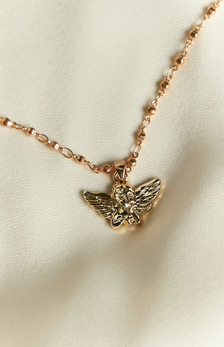 Nava Gold Pendant Necklace sold by Beginning Boutique product image thumbnail 3