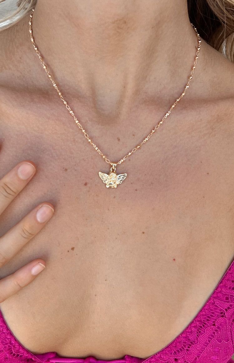 Nava Gold Pendant Necklace sold by Beginning Boutique product image thumbnail 2