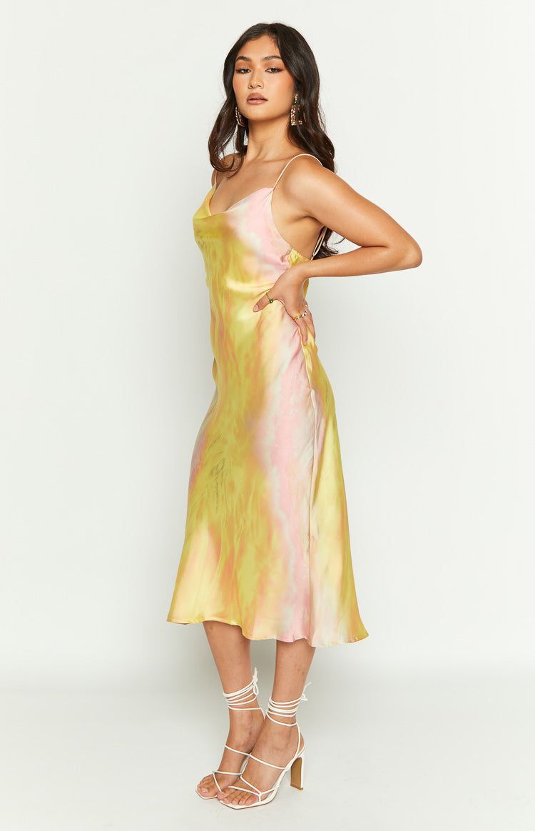 Callie Multi Midi Dress sold by Beginning Boutique product image thumbnail 4