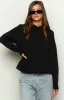 Story of Me Black Knitted Hoodie sold by Beginning Boutique