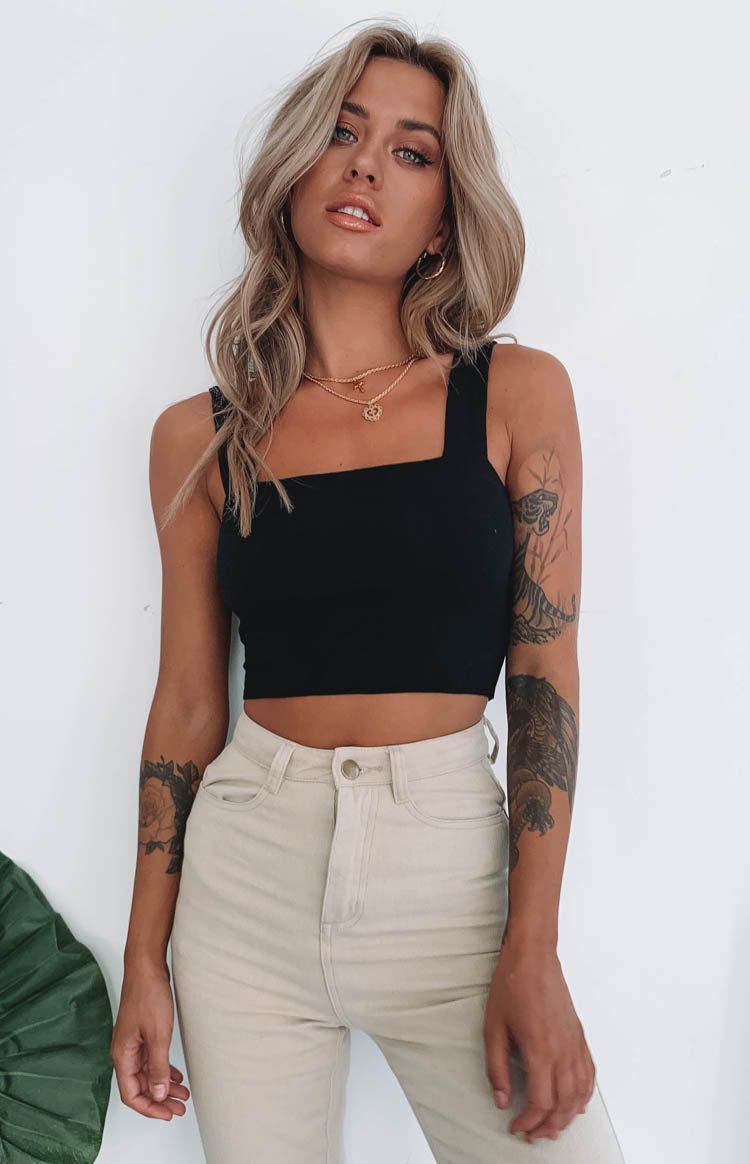 Nellie Crop Black sold by Beginning Boutique product image thumbnail 6