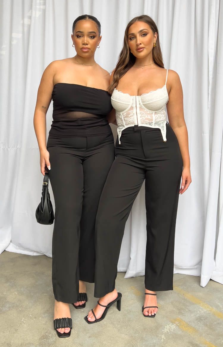 Beckster White Garter Corset Top sold by Beginning Boutique product image thumbnail 4