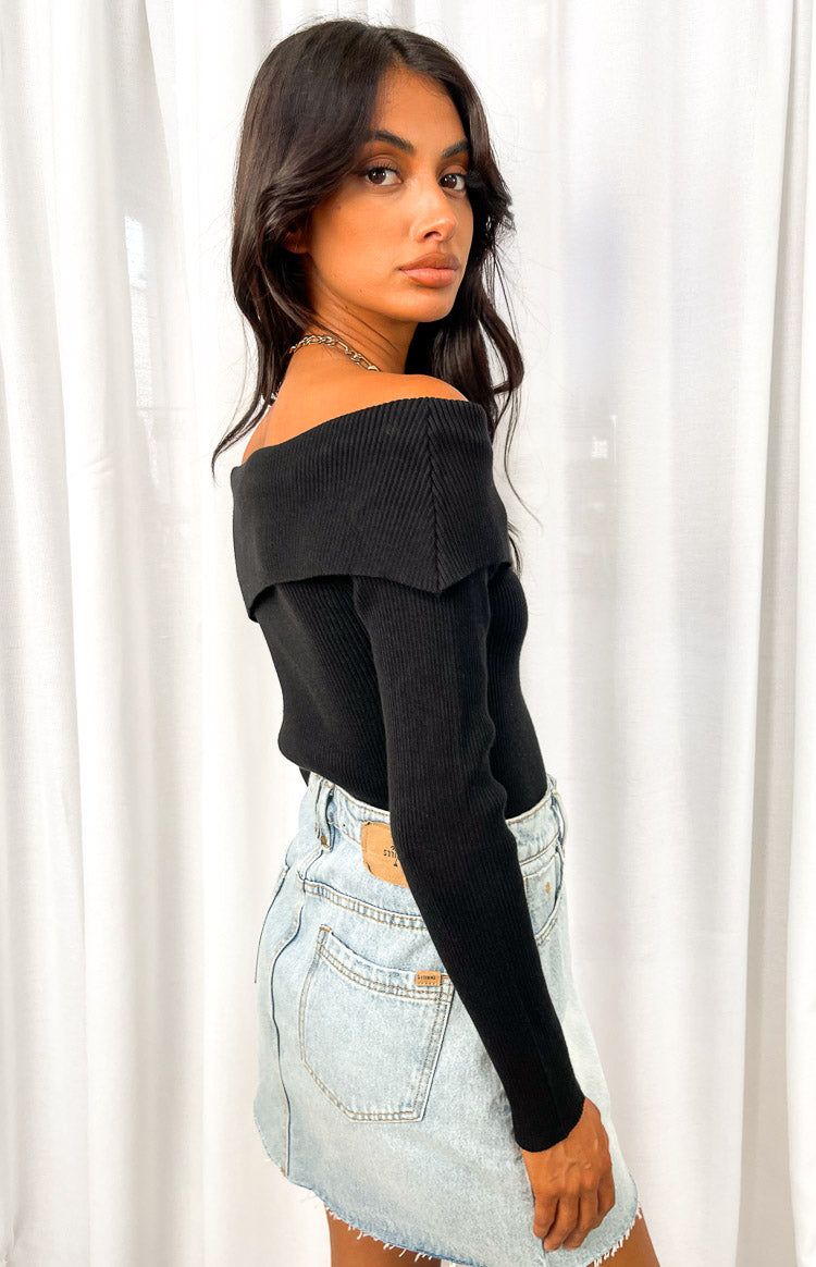 Colsten Black Knit Sweater sold by Beginning Boutique product image thumbnail 7