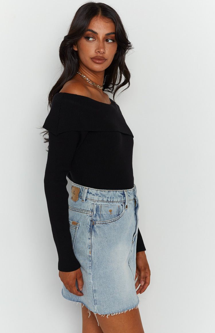 Colsten Black Knit Sweater sold by Beginning Boutique product image thumbnail 4