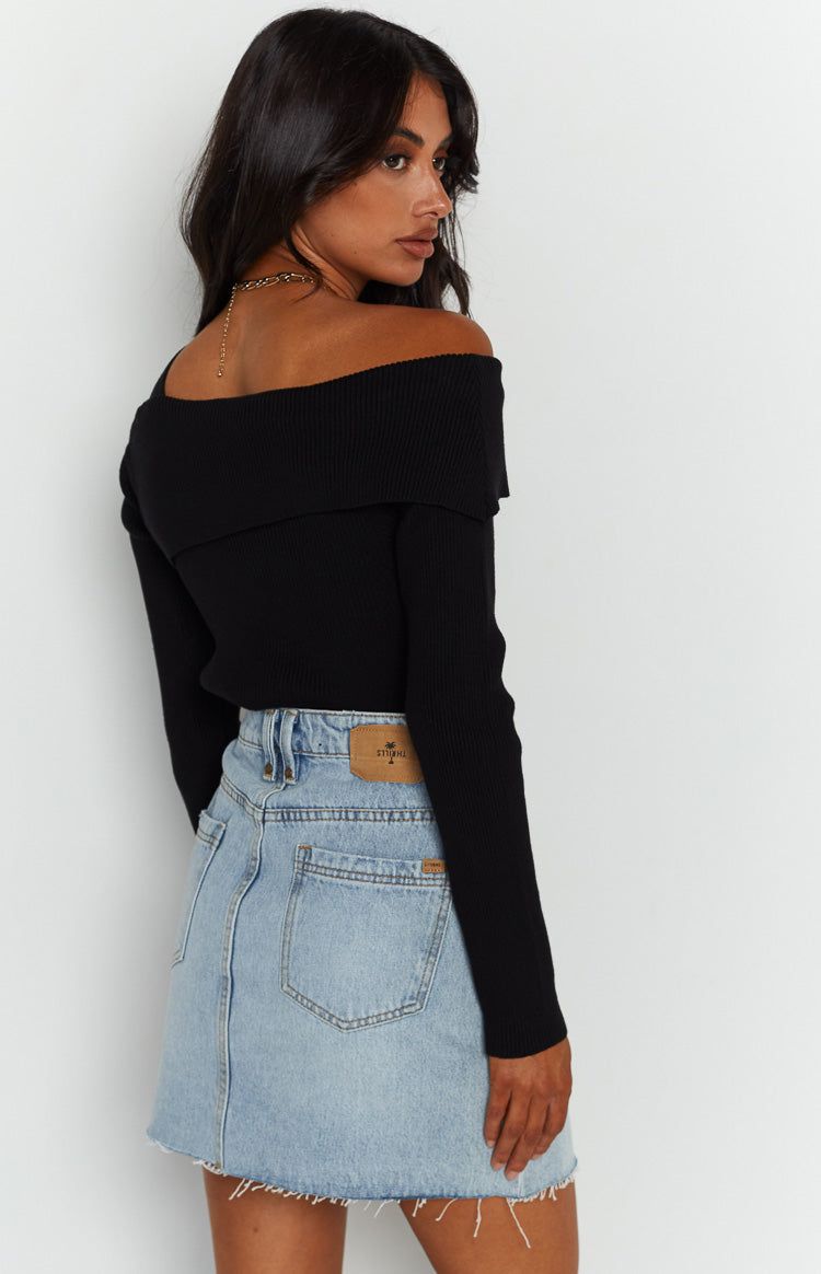 Colsten Black Knit Sweater sold by Beginning Boutique product image thumbnail 5
